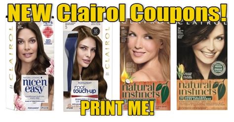 5 Off Clairol Coupon Printable Free