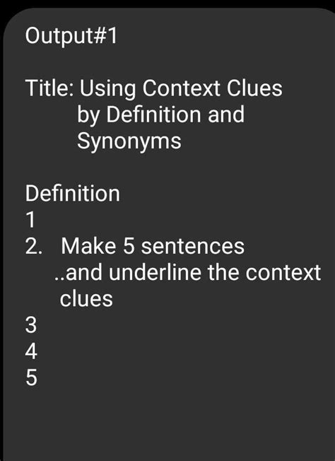 5 examples of definition brainly