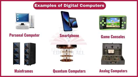 5 examples of digital computer