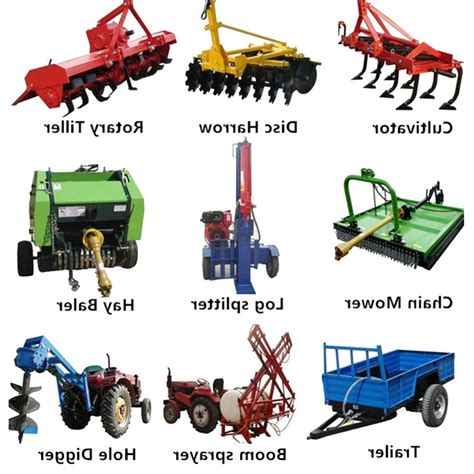 5 examples of farm implements and their uses