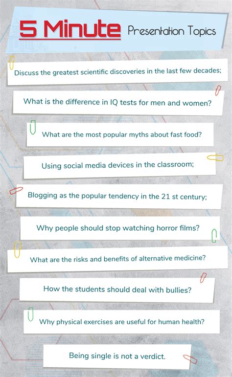 5 minute presentation topics for college students pdf