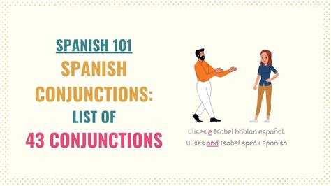 5 types of coordinating conjunctions in spanish