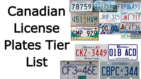 50 State And Canada Provinces License Plates Checklist Excel Template