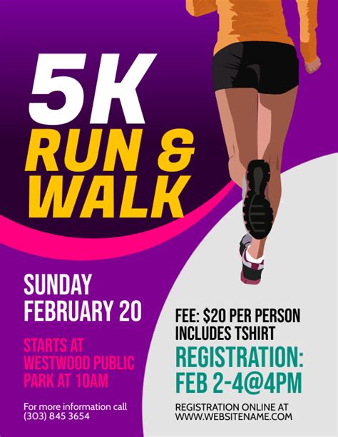 Walk/Run Flyer