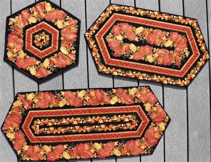 60 Degree Table Runner Free Pattern