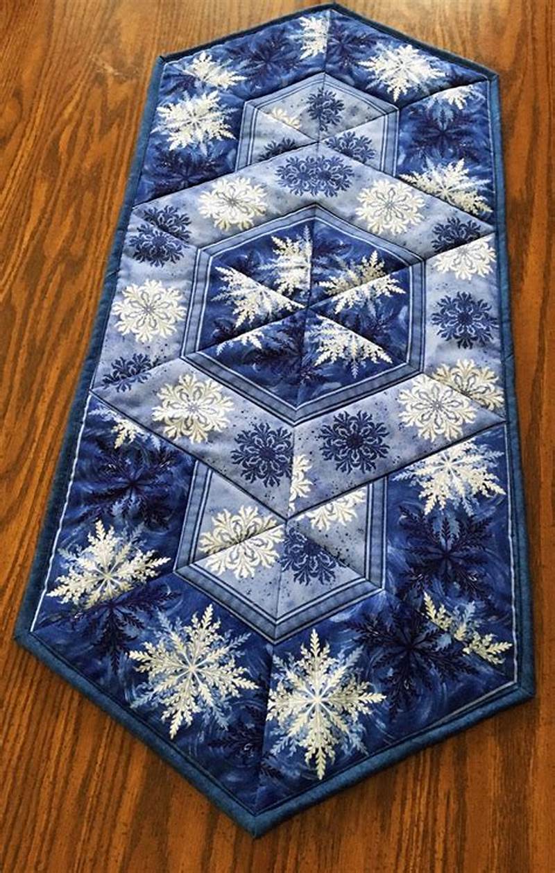 60 Degree Triangle Table Runner Pattern