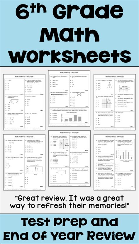 Worksheets for Students