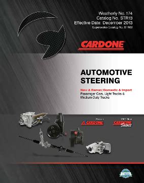 75858 2016 Cardone Steering Catalog