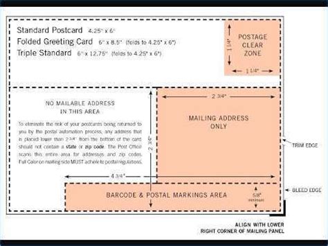 7x5 Postcard Template