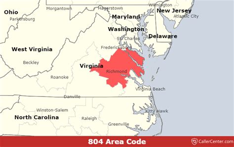 804 area code