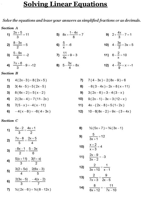 8th class formulas maths