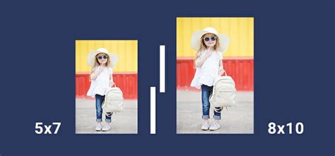 8x10 compared to 5x7