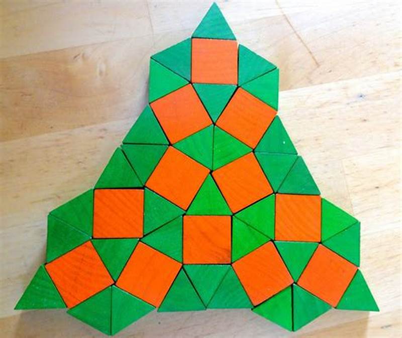 9 Pattern Blocks To Make A Triangle