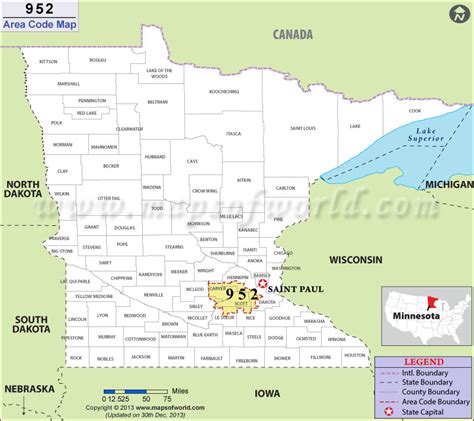 952 area code