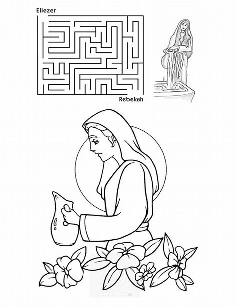A Bride For Issac Coloring Sheets