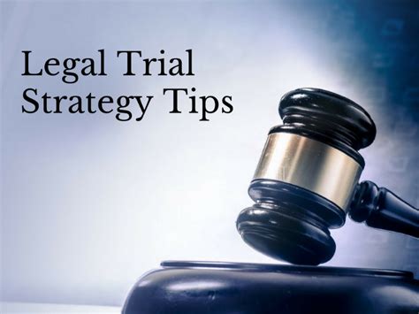 A Step-by-Step Guide to Legal Strategist with Trial Experience