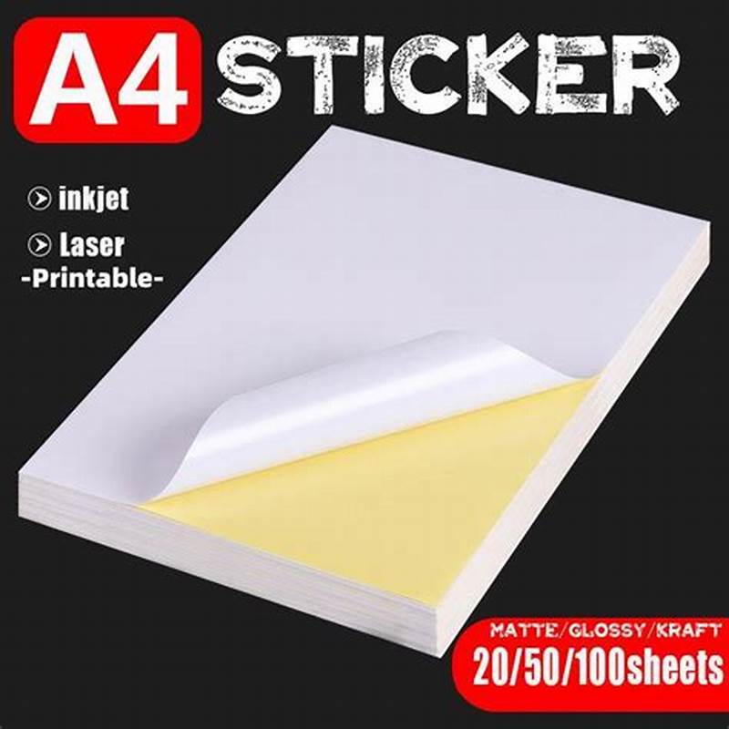 A4 Printable Sticker Paper