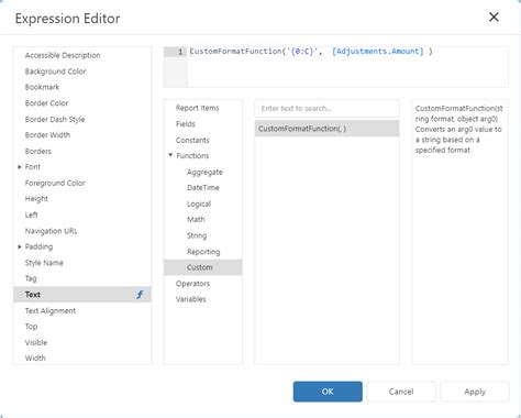 ASP.NET Expression Builder