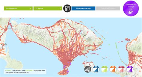 AXIS network coverage map