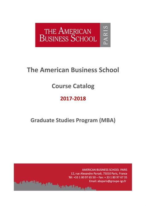 Abac Course Catalog 2017-2018
