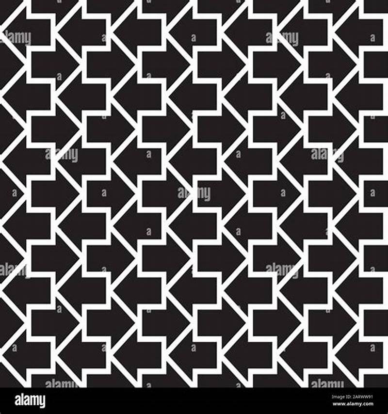Abstract Arrow Pattern