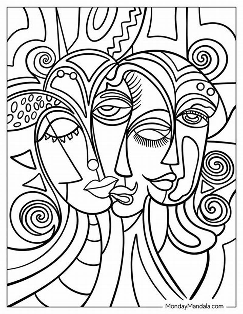 Abstract Coloring Pages Printable