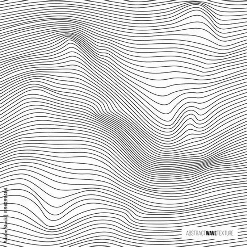 Abstract Wavy Pattern