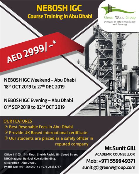 Safety Officer Training Course in Abu Dhabi
