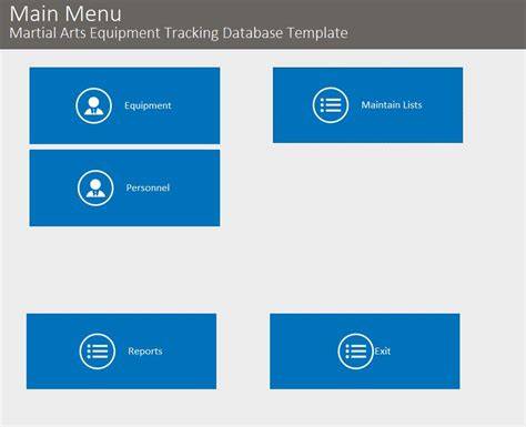 Access Database Templates For Martial Arts School