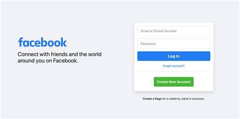 Accessing Facebook Website