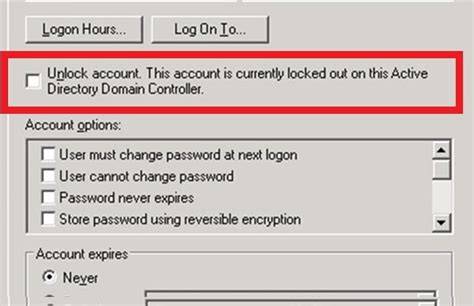 Account Locked Out