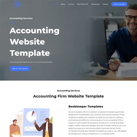 Accounting Site Template
