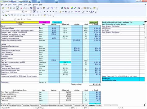 Accounts Receivable Excel Spreadsheet Template