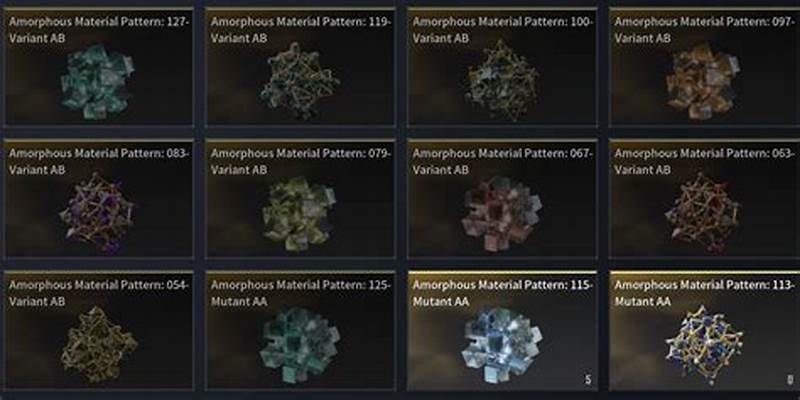 Acquire Amorphous Material Pattern Freyna