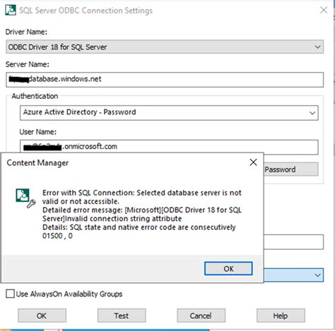 Active Directory Authentication Fails