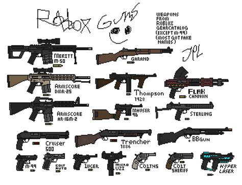 Acual Guns In Roblox Catalog
