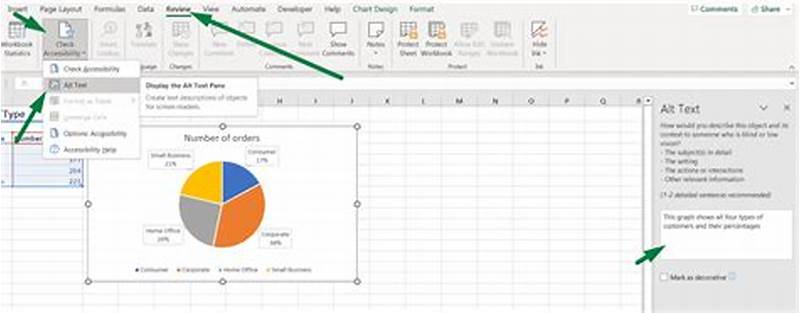 Add Alt Text To Pie Chart Excel