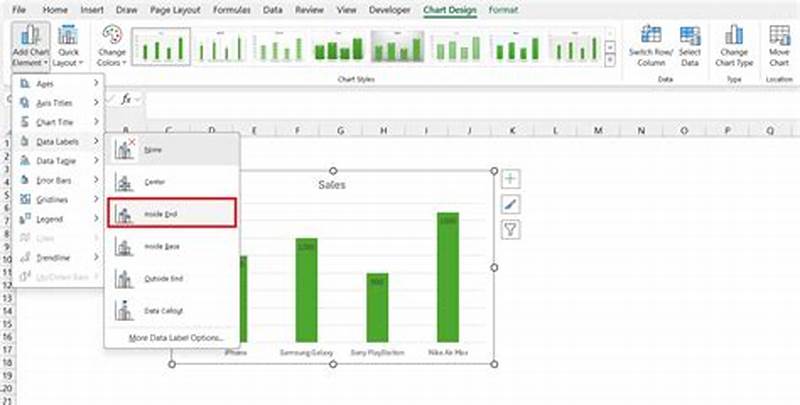 Add Center Data Labels To The Chart