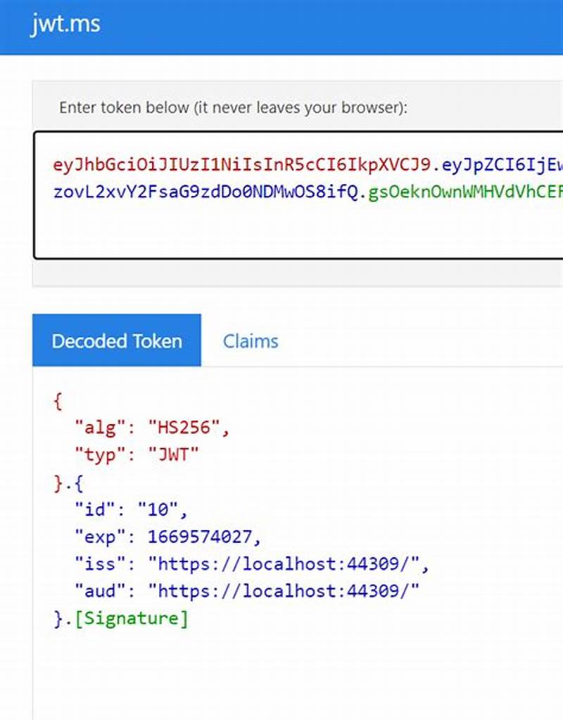 Add Claims To Jwt Token  Net Core
