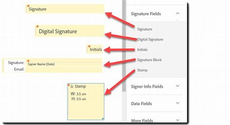 Add Form Fields For Signature