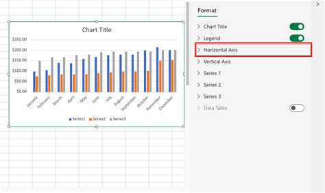 Add Horizontal Axis To Excel Chart