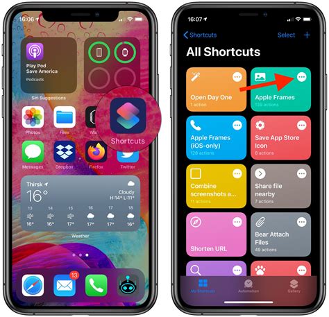 Add Shortcuts iOS 16