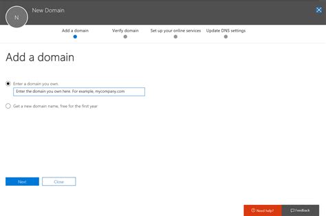 Add a Domain to Microsoft 360 Email Hosting