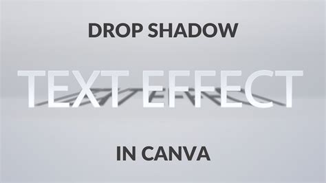 Adding Drop Shadow to Text