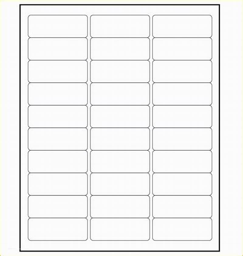 Address Sticker Template