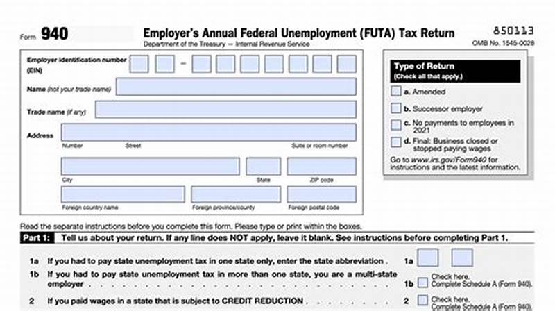 Address To File Form 940