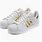 Adidas Superstar White and Gold