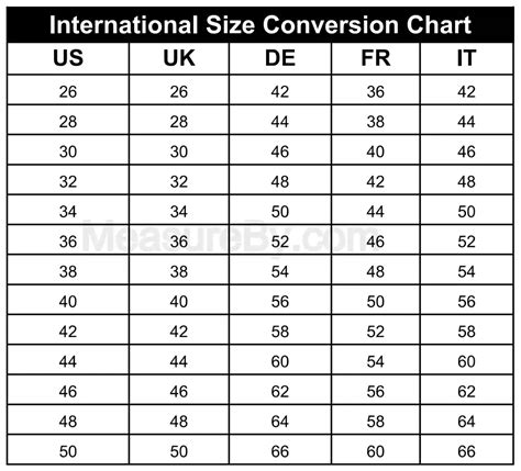 Adidas Trousers Size Chart