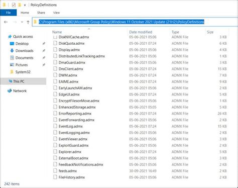 Administrative Templates Admx For Windows 11