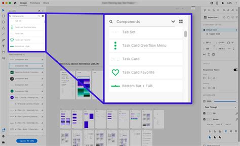 Adobe XD Components Master Instance